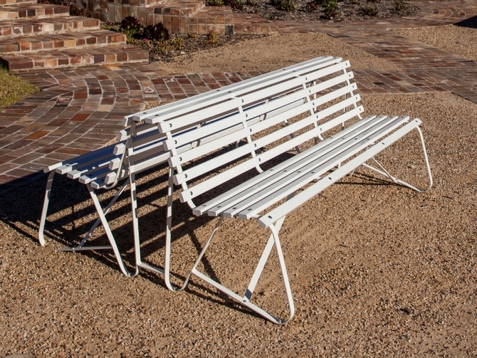 EM054 Garden Seat with painted timber battens and Back to Back options.jpg